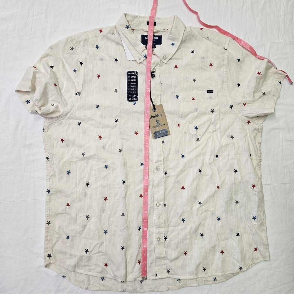 Chubbies The All Stars No Stripes Resort Weave Friday Shirt Men's Size XXLarge - Picture 9 of 9